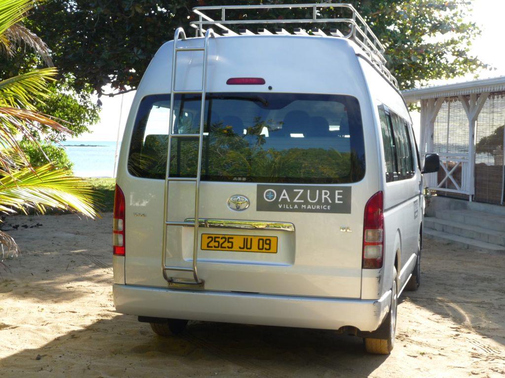 Transport au depart de la villa