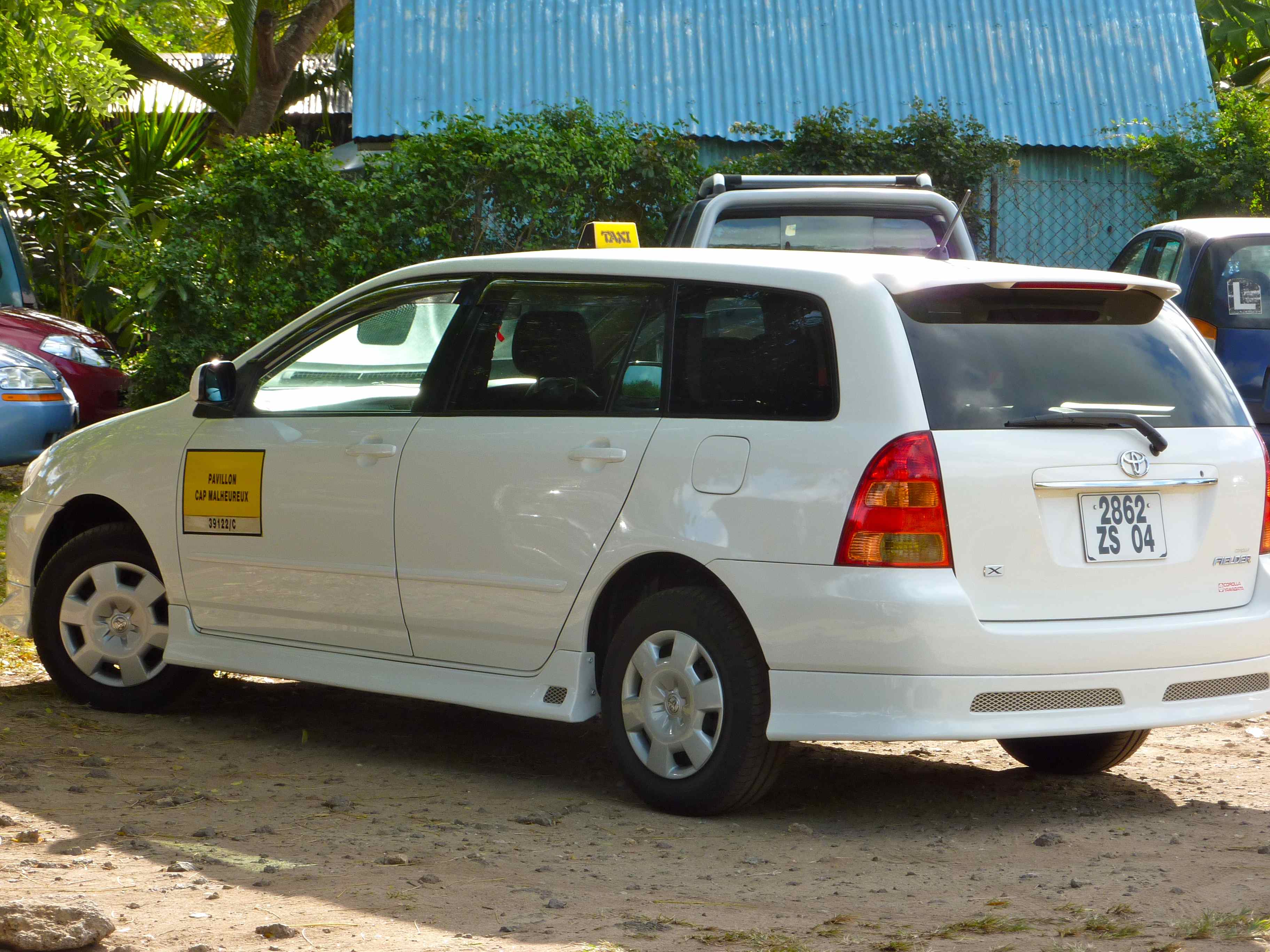 Transport au depart de la villa