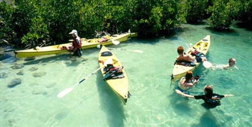 Kayak à l'île d'Ambre