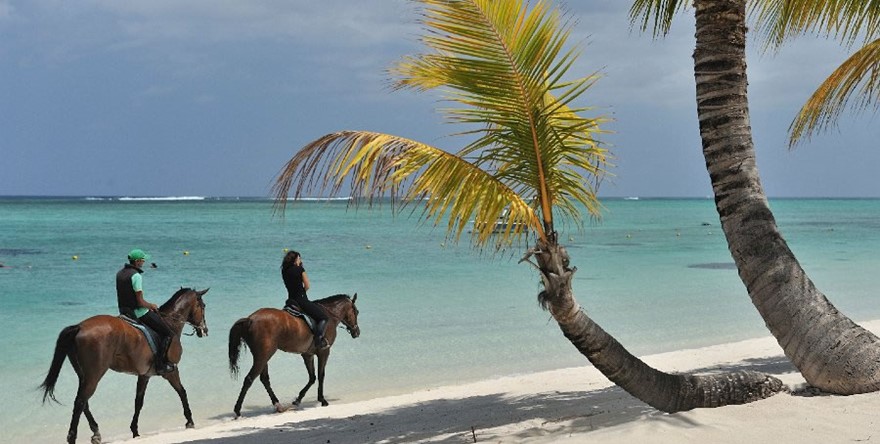 Horse riding at Le Morne