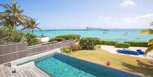 villa ile maurice en bord de mer